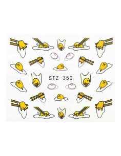 STZ-350 | Τατουάζ νερού, αυγά και chopsticks | Water...