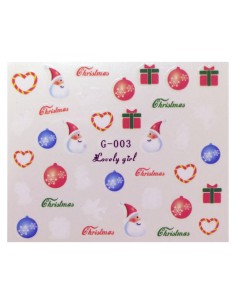 G-003 | Τατουάζ νερού, χριστουγεννιάτικα σχέδια | Water...