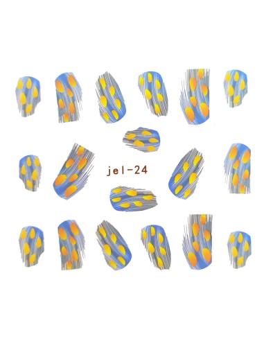 JEL-24 | Τατουάζ νερού, φτερά μπλε...