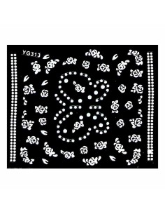 YG-313 | Αυτοκόλλητα νυχιών, διάφορα διακοσμητικά σχέδια...