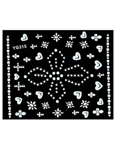 YG-315 | Αυτοκόλλητα νυχιών, διάφορα διακοσμητικά σχέδια...