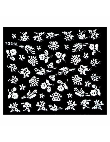 YG-318 | Αυτοκόλλητα νυχιών, διάφορα...