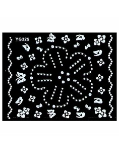 YG-325 | Αυτοκόλλητα νυχιών, διάφορα διακοσμητικά σχέδια...