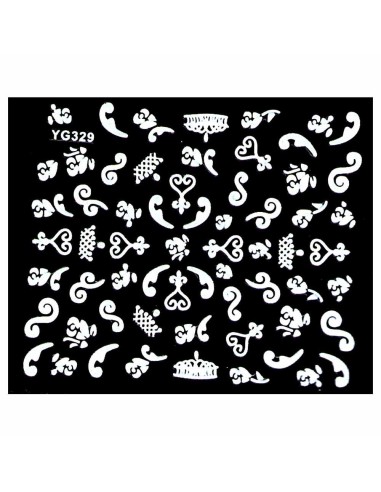 YG-329 | Αυτοκόλλητα νυχιών, διάφορα...
