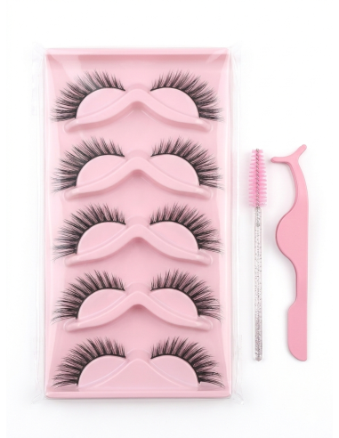 Σετ Βλεφαρίδες Cat Eye (5 ζεύγη) XX5